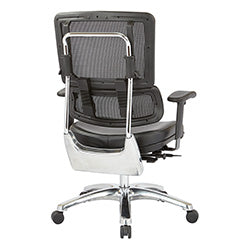 Vertical Black Mesh Back Chair